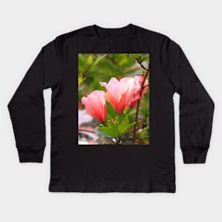 hibiscus Kids Long Sleeve T-Shirt